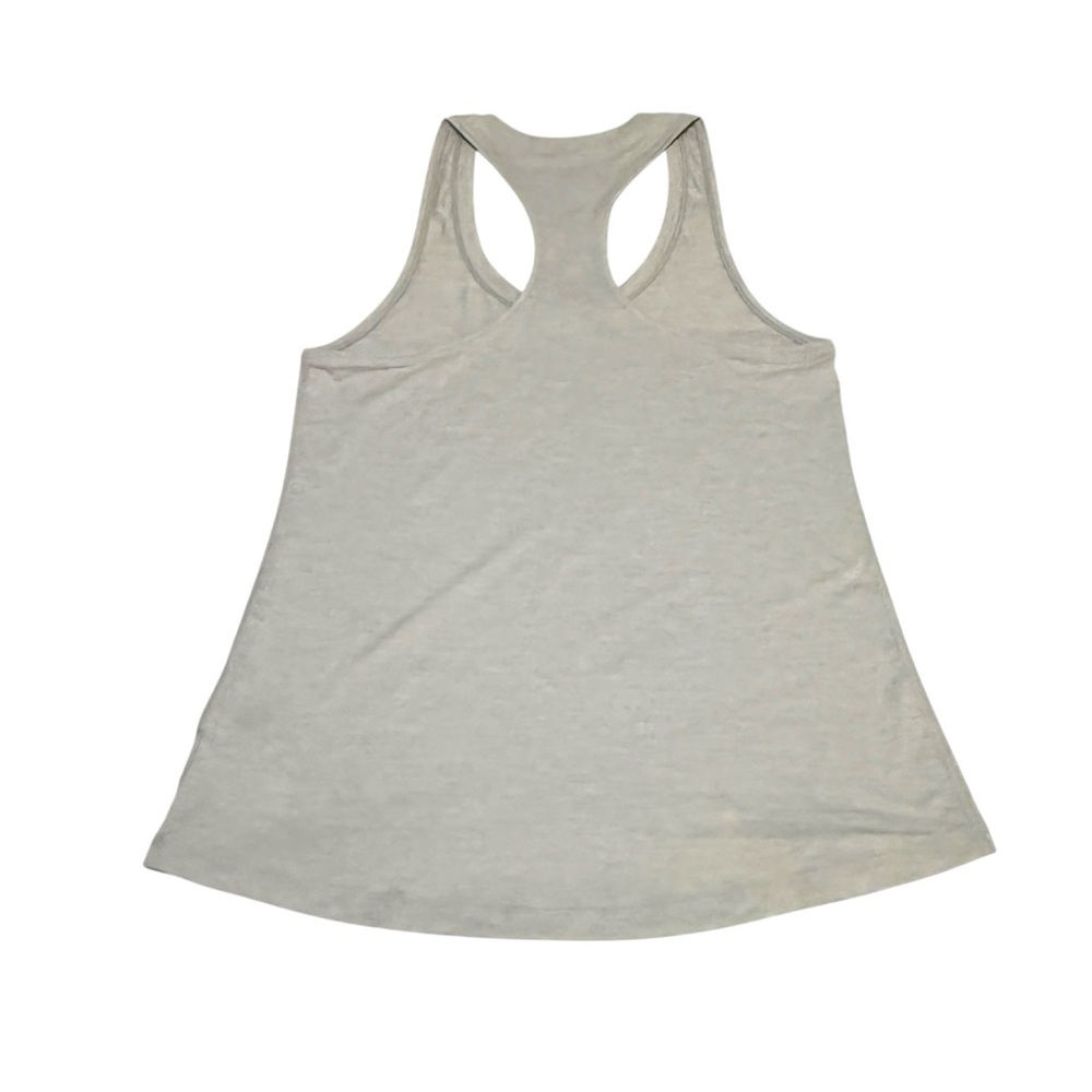 Vuori Lux Performance Racerback Tank Top Platinum Heather Size Medium - Picture 4 of 7